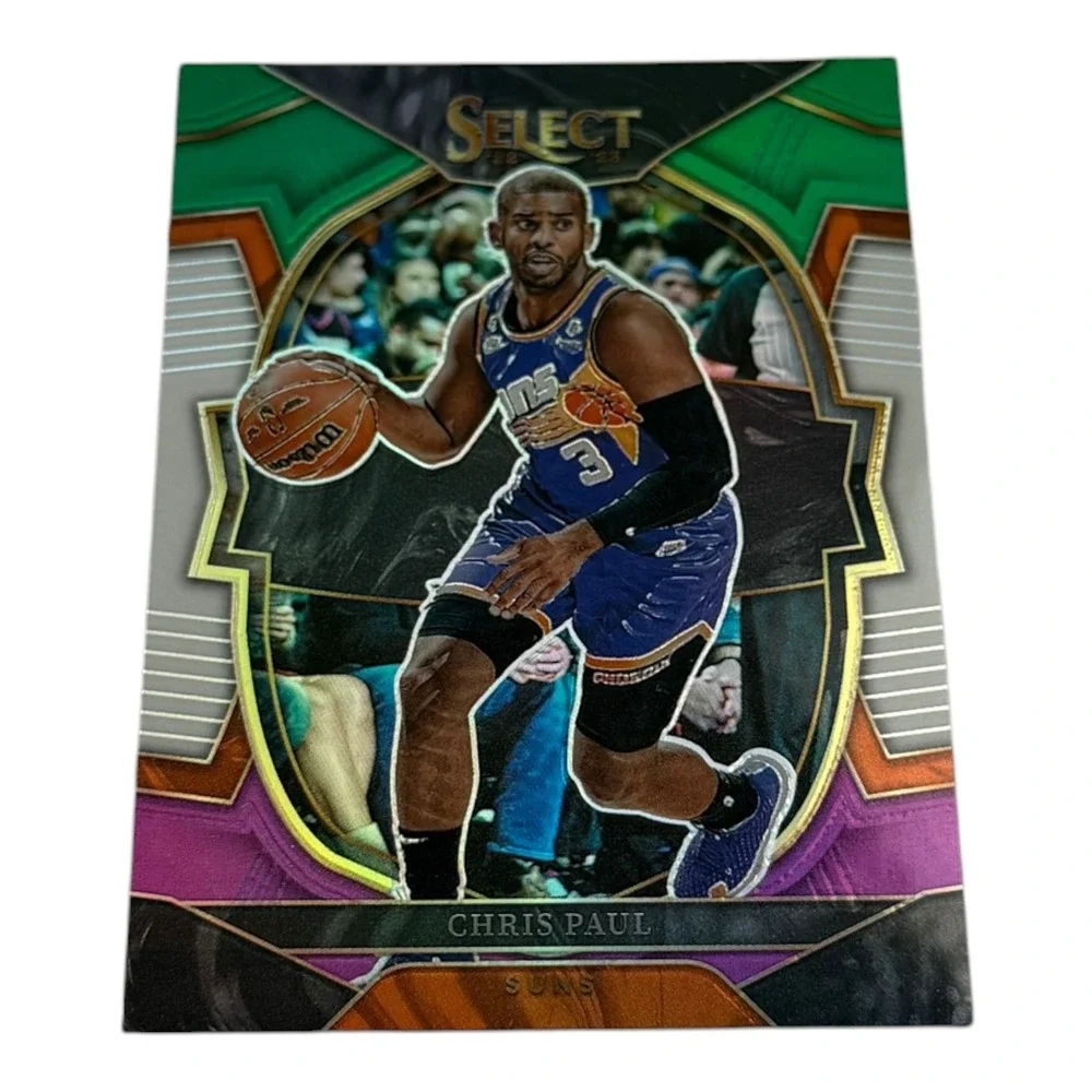 2022-23 Panini Select Chris Paul Phoenix Suns Concourse Tri-Color Prizm Card 50